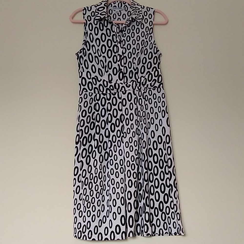 Pattern Sleeveless Dress